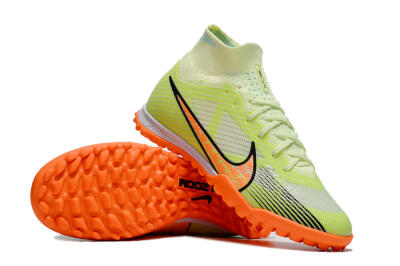 Nike Air Zoom Mercurial Superfly 15 Elite TF High-Tops Soccer Shoes - Yellow/Orange/Black