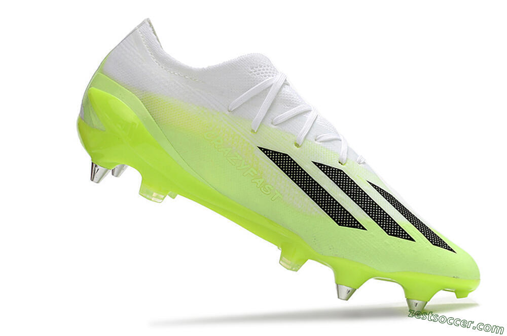 Adidas X Speedportal.1 SG Low-Tops Soccer Cleats - Green/Black/White 4
