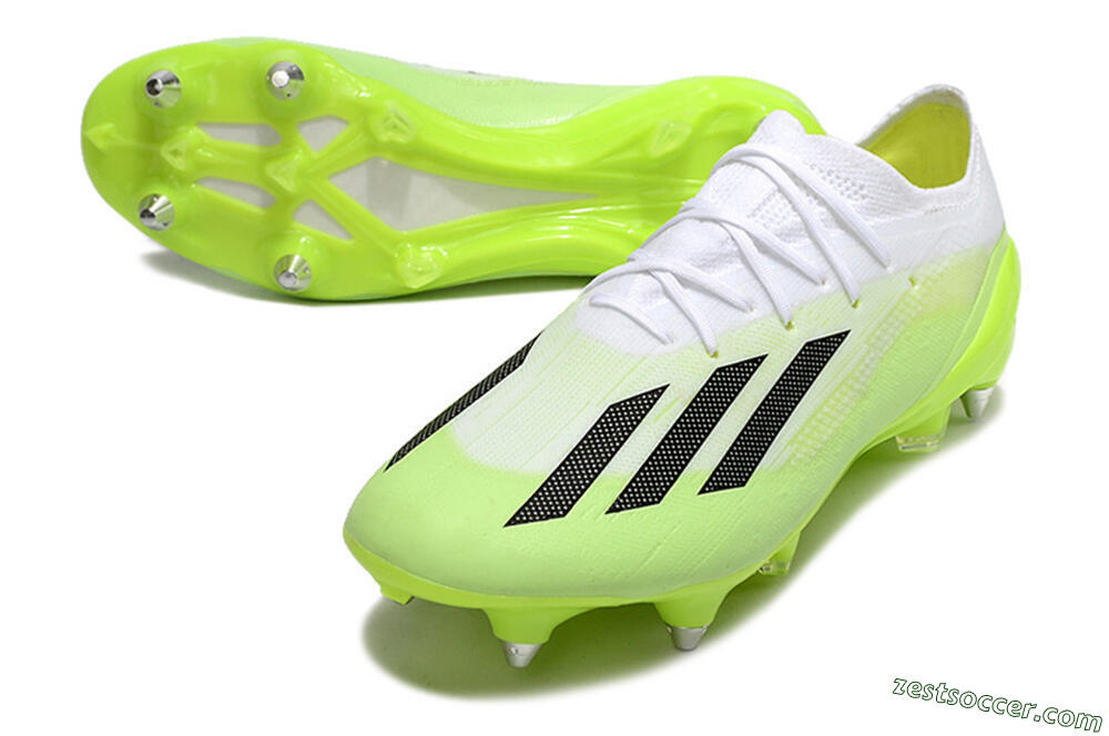 Adidas X Speedportal.1 SG Low-Tops Soccer Cleats - Green/Black/White 3