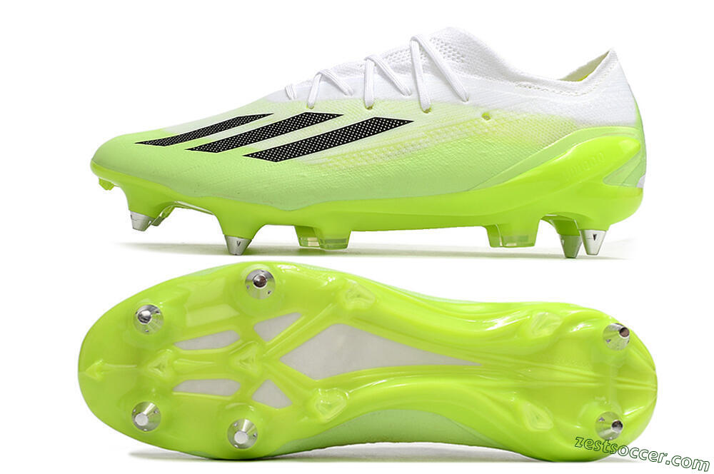 Adidas X Speedportal.1 SG Low-Tops Soccer Cleats - Green/Black/White 1