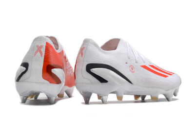 Adidas X Speedportal.1 SG Low-Tops Soccer Cleats - White/Orange/Black