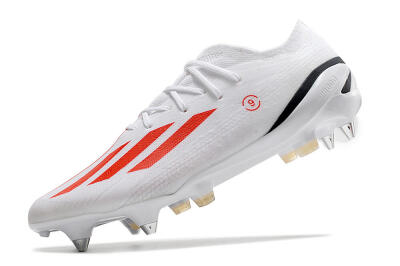 Adidas X Speedportal.1 SG Low-Tops Soccer Cleats - White/Orange/Black
