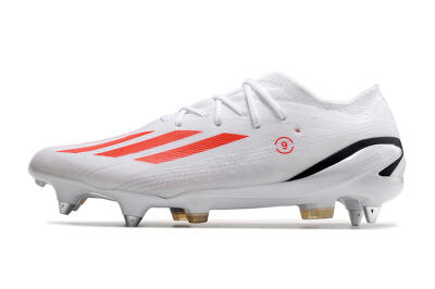Adidas X Speedportal.1 SG Low-Tops Soccer Cleats - White/Orange/Black
