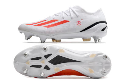 Adidas X Speedportal.1 SG Low-Tops Soccer Cleats - White/Orange/Black