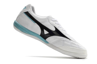 Mizuno Morelia Sala Japn IC Low-Tops Soccer Shoes - White/Black/Blue