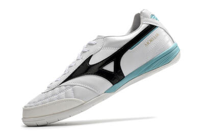 Mizuno Morelia Sala Japn IC Low-Tops Soccer Shoes - White/Black/Blue
