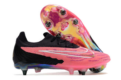 Nike Phantom GX Elite SG Low-Tops Soccer Cleats - Pink/Black/White