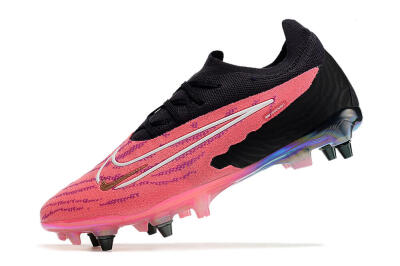 Nike Phantom GX Elite SG Low-Tops Soccer Cleats - Pink/Black/White