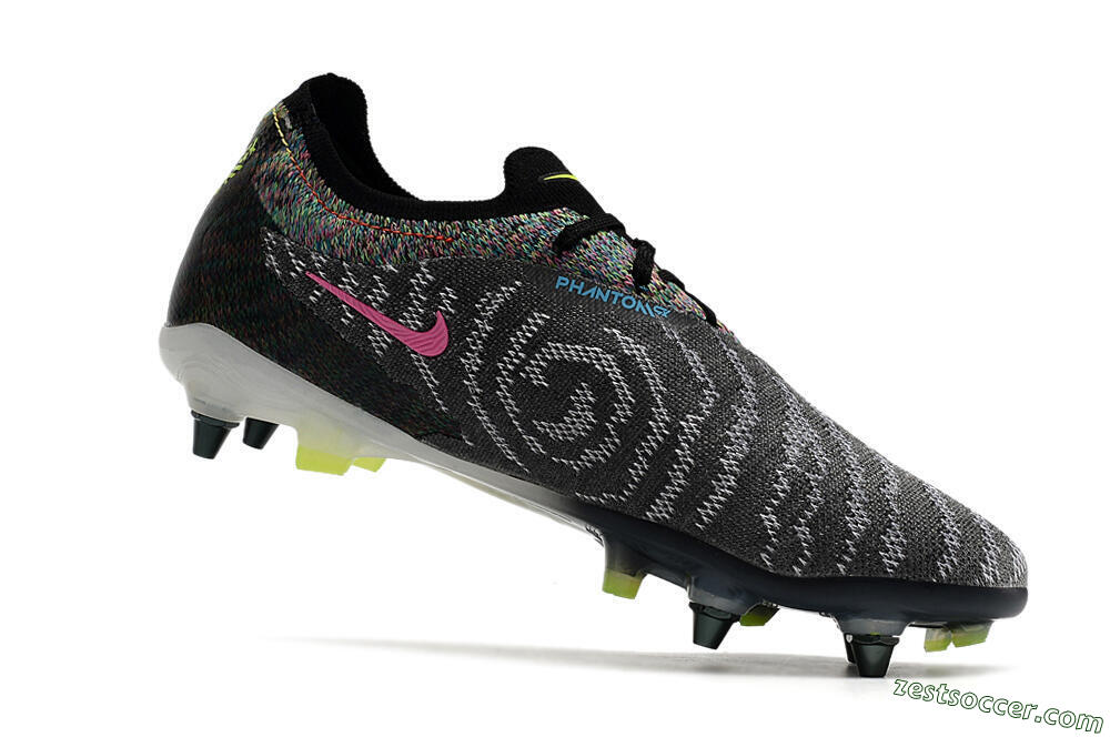 Nike Phantom GX Elite SG Low-Tops Soccer Cleats - Grey/Rainbow 4
