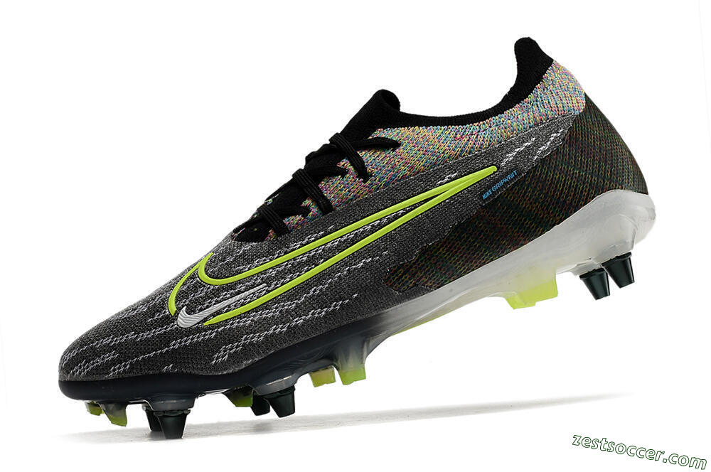 Nike Phantom GX Elite SG Low-Tops Soccer Cleats - Grey/Rainbow 5