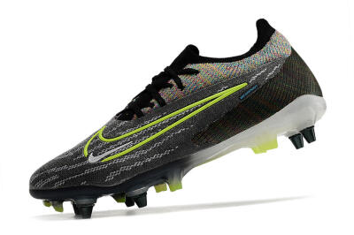 Nike Phantom GX Elite SG Low-Tops Soccer Cleats - Grey/Rainbow