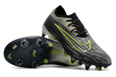 Nike Phantom GX Elite SG Low-Tops Soccer Cleats - Grey/Rainbow