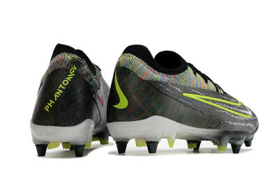 Nike Phantom GX Elite SG Low-Tops Soccer Cleats - Grey/Rainbow