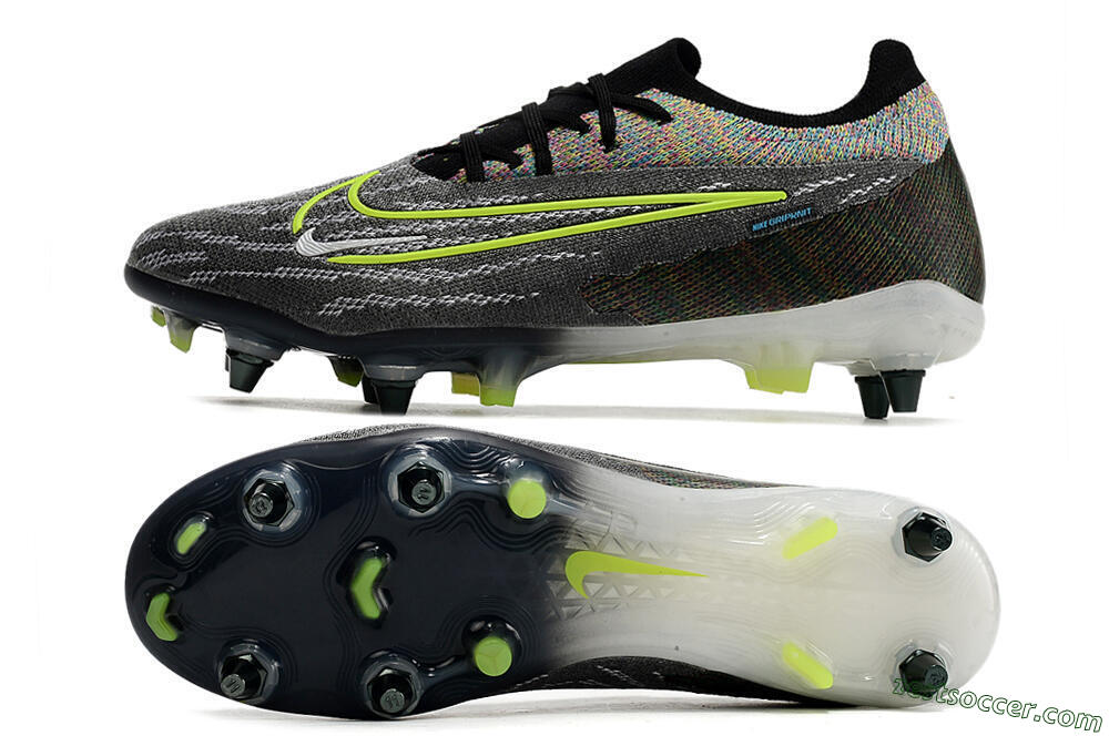 Nike Phantom GX Elite SG Low-Tops Soccer Cleats - Grey/Rainbow 1