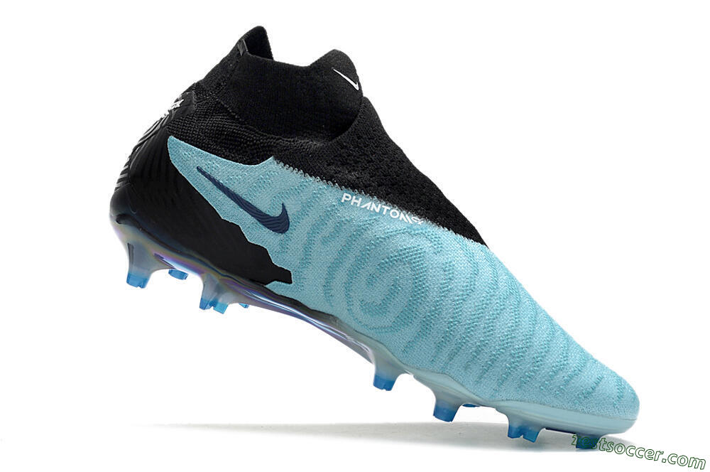 Nike Phantom GX Elite FG High-Tops Soccer Cleats - Blue/Black 4