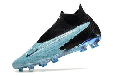 Nike Phantom GX Elite FG High-Tops Soccer Cleats - Blue/Black