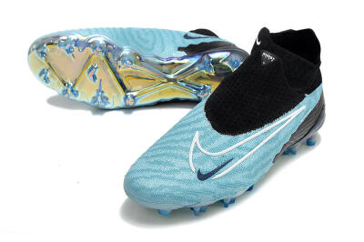 Nike Phantom GX Elite FG High-Tops Soccer Cleats - Blue/Black
