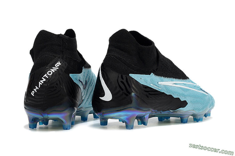 Nike Phantom GX Elite FG High-Tops Soccer Cleats - Blue/Black 6