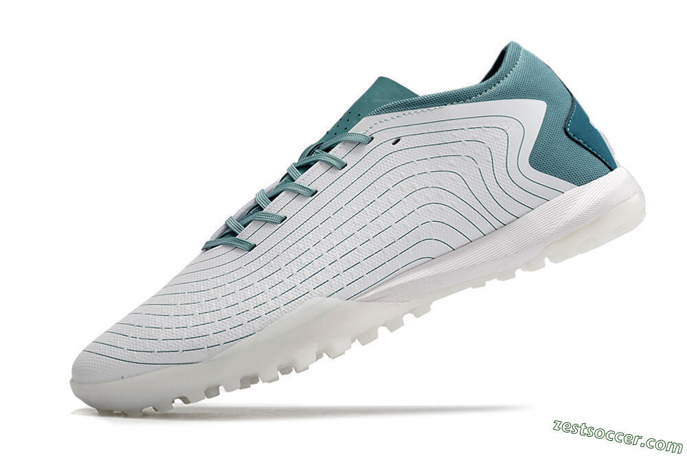 Adidas Predator Accuracy.3 TF Low-Tops Soccer Shoes - White/Green 5