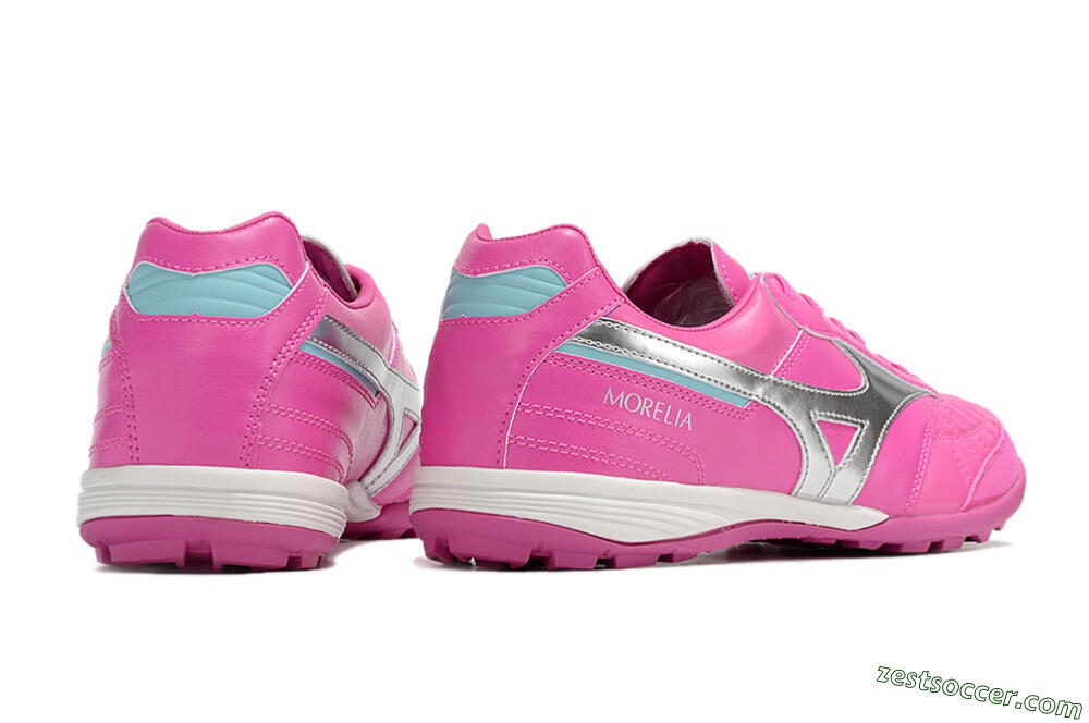 Mizuno Morelia Sala Japn TF Low-Tops Soccer Shoes - Pink/Silver 6