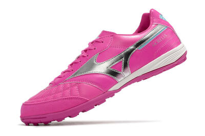 Mizuno Morelia Sala Japn TF Low-Tops Soccer Shoes - Pink/Silver