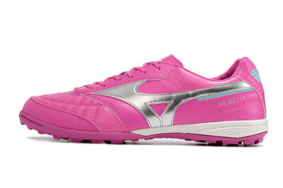 Mizuno Morelia Sala Japn TF Low-Tops Soccer Shoes - Pink/Silver