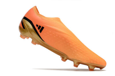 Adidas X Speedportal+ FG Low-Tops Soccer Cleats - Orange/Black/Gold