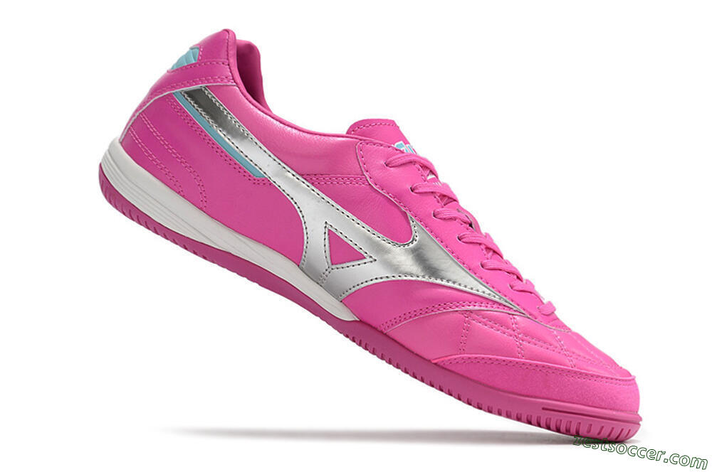 Mizuno Morelia Sala Japn IC Low-Tops Soccer Shoes - Pink/Silver 4