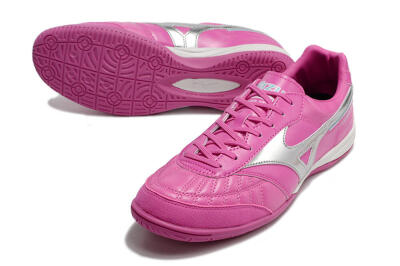 Mizuno Morelia Sala Japn IC Low-Tops Soccer Shoes - Pink/Silver