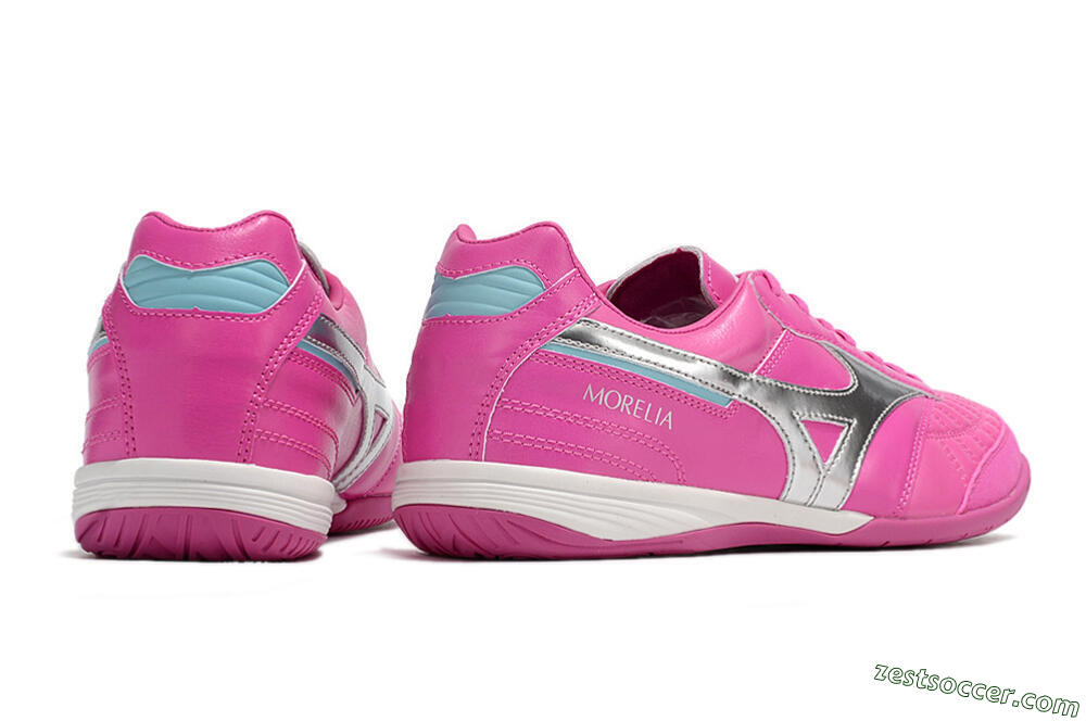 Mizuno Morelia Sala Japn IC Low-Tops Soccer Shoes - Pink/Silver 6