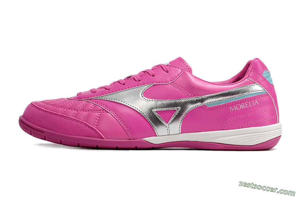 Mizuno Morelia Sala Japn IC Low-Tops Soccer Shoes - Pink/Silver 2