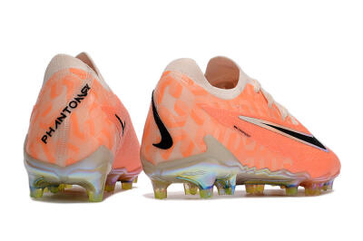 Nike Phantom GX Elite FG Low-Tops Soccer Cleats - Orange/Black/Sliver