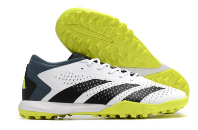 Adidas Predator Accuracy.3 TF Low-Tops Soccer Shoes - White/Black/Blue