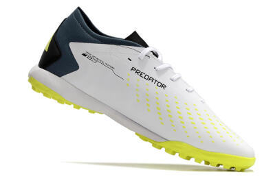 Adidas Predator Accuracy.3 TF Low-Tops Soccer Shoes - White/Black/Blue