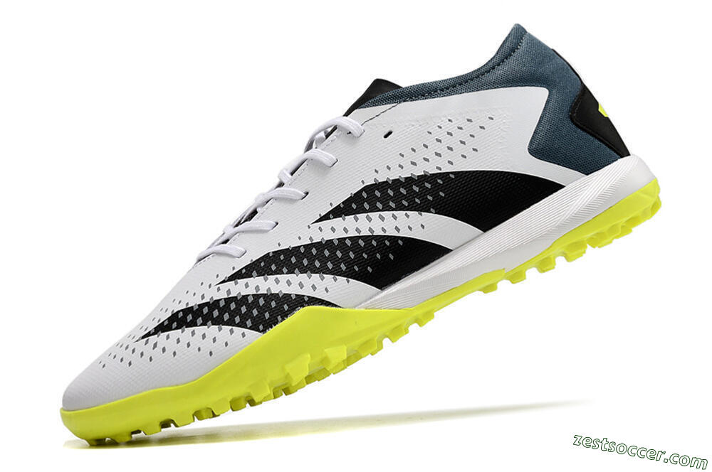 Adidas Predator Accuracy.3 TF Low-Tops Soccer Shoes - White/Black/Blue 5