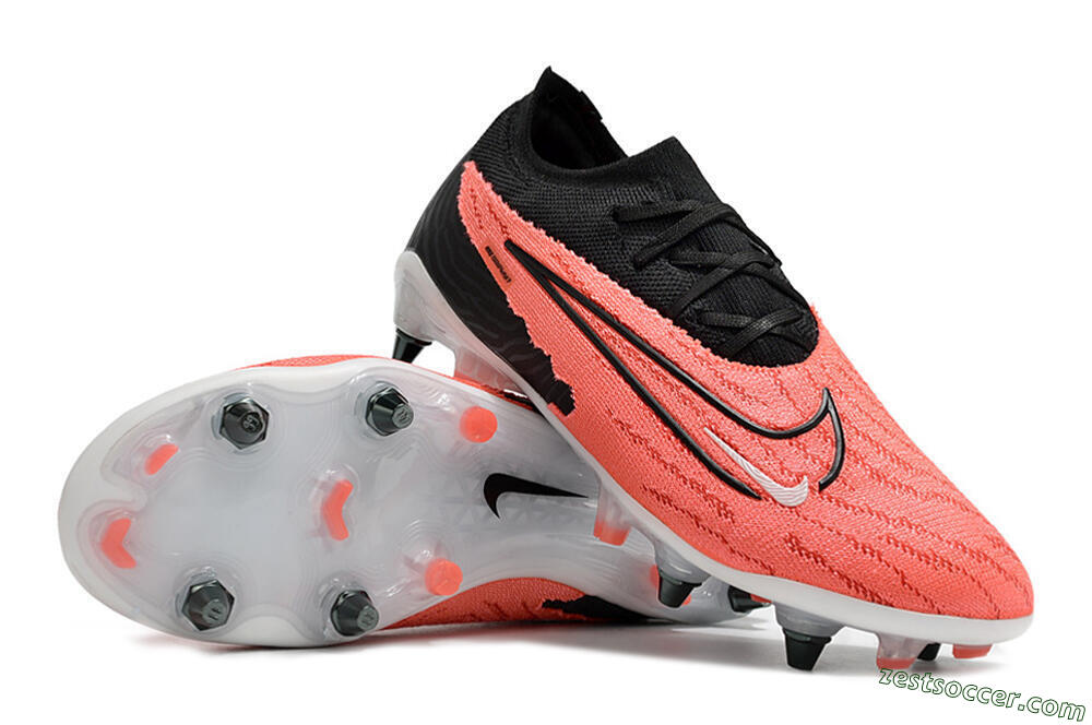 Nike Phantom GX Elite SG Low-Tops Soccer Cleats - Pink/Black/White 3