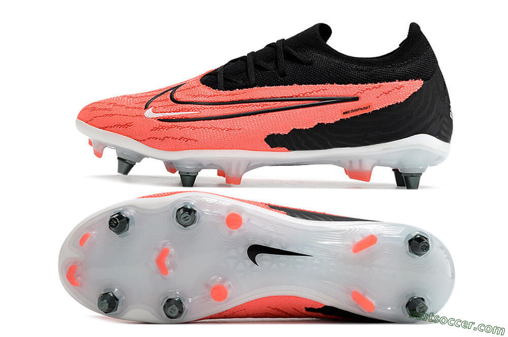 Nike Phantom GX Elite SG Low-Tops Soccer Cleats - Pink/Black/White 1