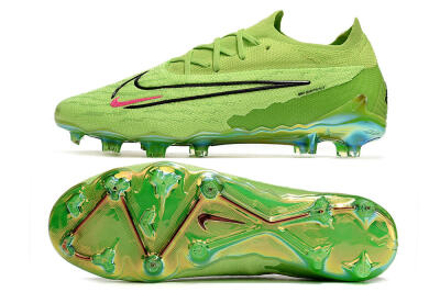 Nike Phantom GX Elite FG Low-Tops Soccer Cleats - Green/Black/Red