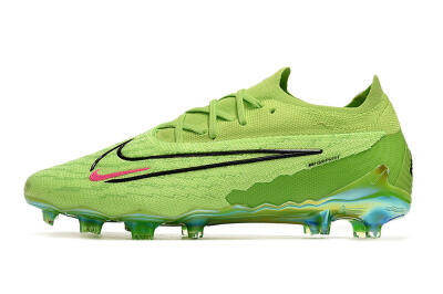 Nike Phantom GX Elite FG Low-Tops Soccer Cleats - Green/Black/Red