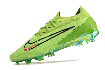 Nike Phantom GX Elite FG Low-Tops Soccer Cleats - Green/Black/Red