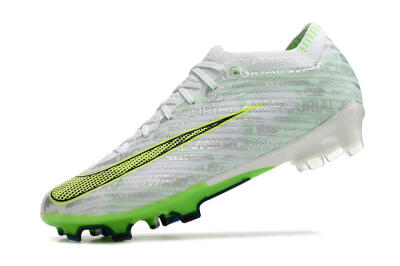 Nike Air Zoom Mercurial Vapor 15 Elite FG Low-Tops Soccer Cleats - White/Green