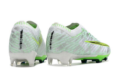 Nike Air Zoom Mercurial Vapor 15 Elite FG Low-Tops Soccer Cleats - White/Green