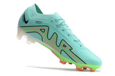 Nike Air Zoom Mercurial Vapor 15 Elite FG Low-Tops Soccer Cleats - Blue/Green/Black