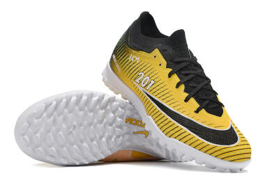 Nike Air Zoom Mercurial Vapor 15 Elite TF Low-Tops Soccer Shoes - Yellow/Black/White