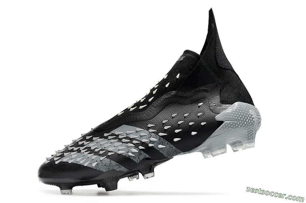 Adidas Predator Freak+ FG High-Tops Soccer Cleats - Black/Siliver 5