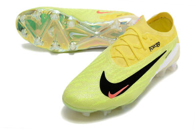 Nike Phantom GX Elite Link FG Low-Tops Soccer Cleats - Orange/Yellow/Black