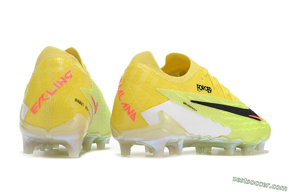 Nike Phantom GX Elite Link FG Low-Tops Soccer Cleats - Orange/Yellow/Black 6