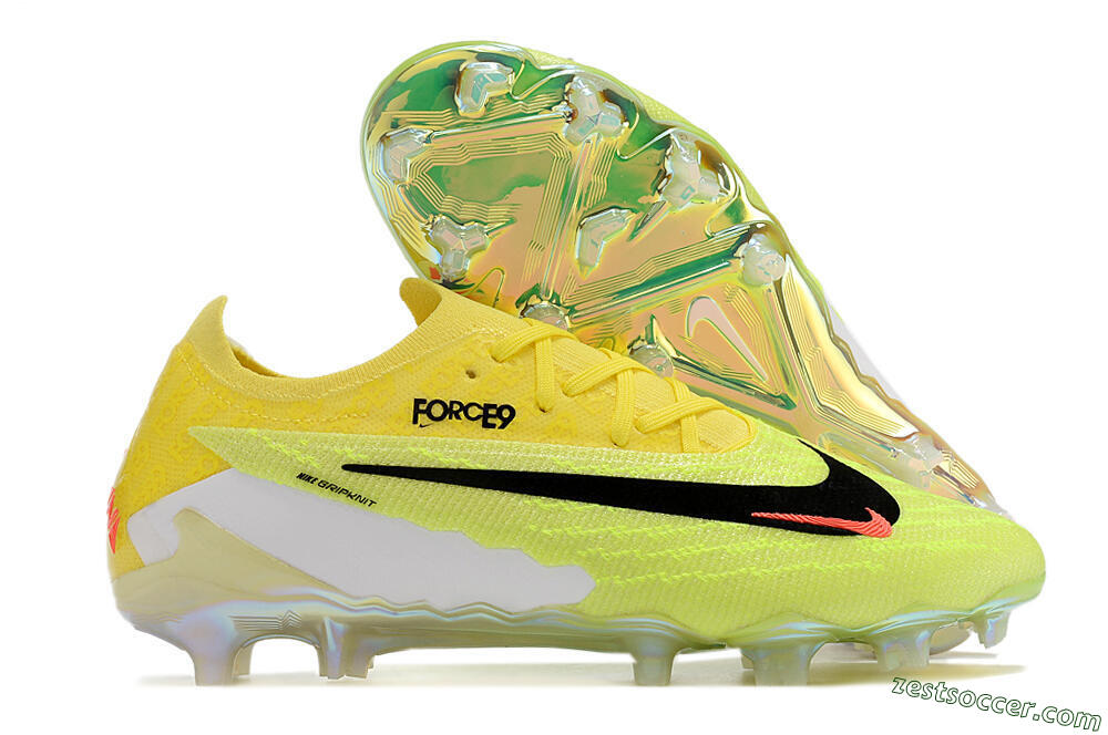 Nike Phantom GX Elite Link FG Low-Tops Soccer Cleats - Orange/Yellow/Black 0