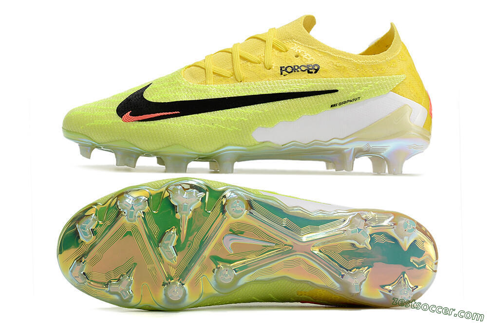 Nike Phantom GX Elite Link FG Low-Tops Soccer Cleats - Orange/Yellow/Black 1