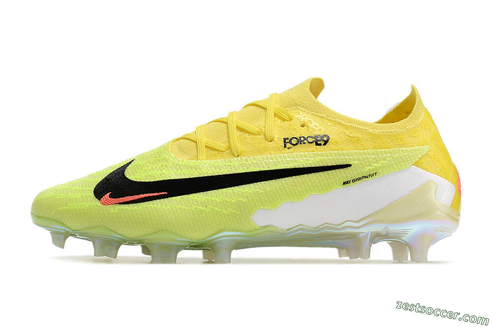 Nike Phantom GX Elite Link FG Low-Tops Soccer Cleats - Orange/Yellow/Black 2